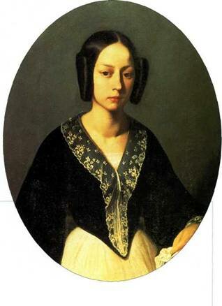 Портрет мадам Леф-ран», 1841-42 